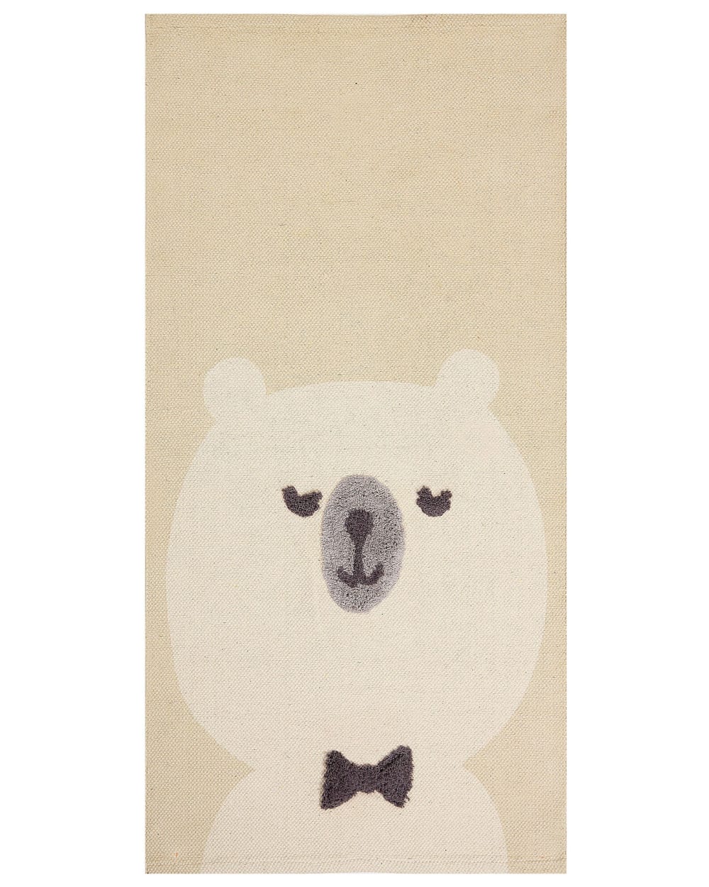 Kinderteppich Aus Stoff 150 X 80Cm, Beige