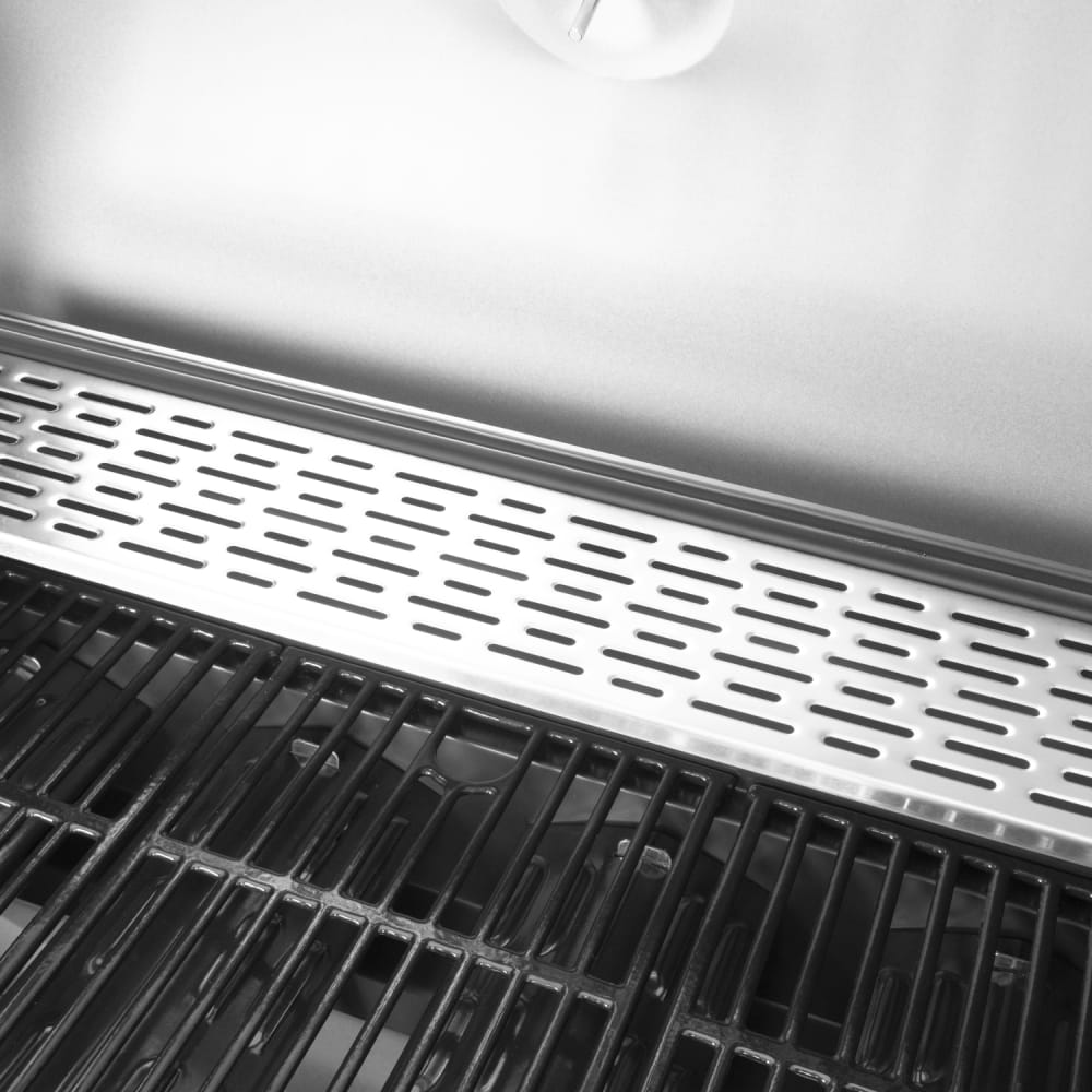 Cuisine extérieure modulable au gaz 4 brûleurs évier desserte