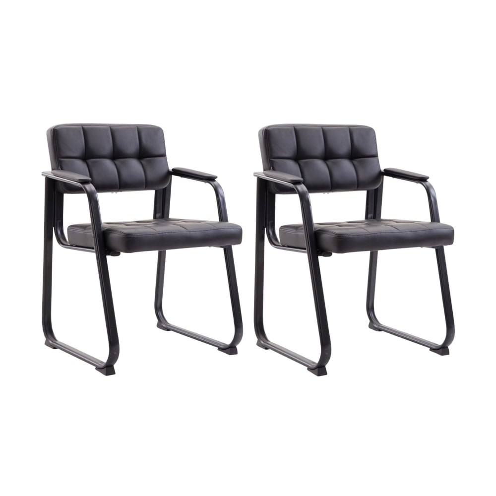 Lot 2 chaises avec pieds - pvc