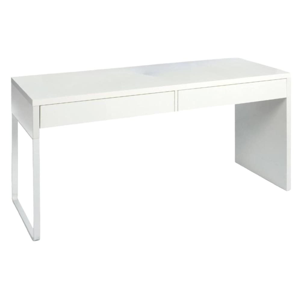 bureau effet bois blanc