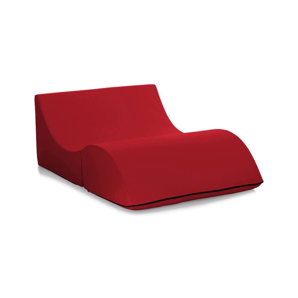 Letto pieghevole nero - Modello Contemporaneo - Rosso - Öko-Tex Zertifikat - Metallo