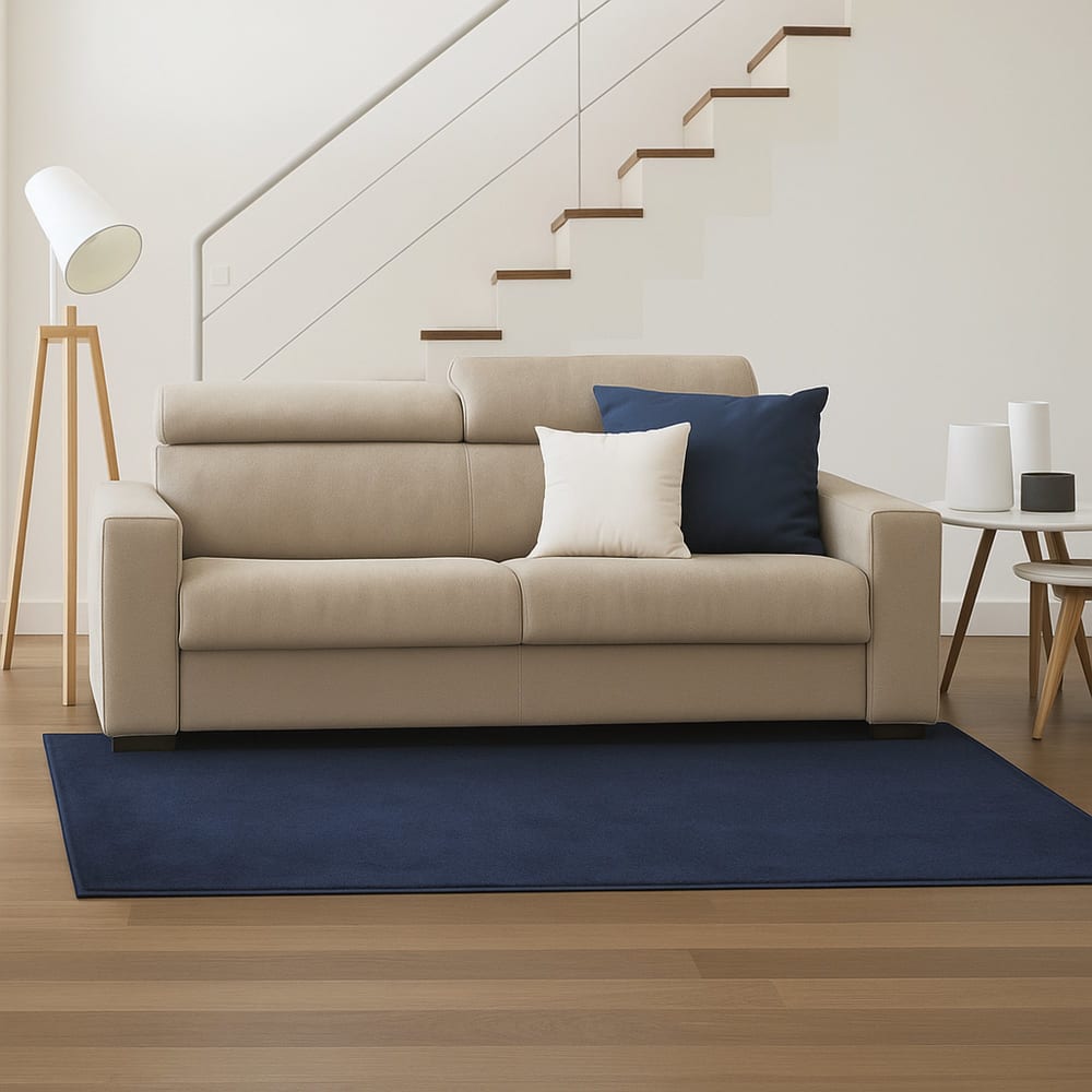 Canapé lit 3 places en tissu beige 220x95 cm - Maisons du Monde