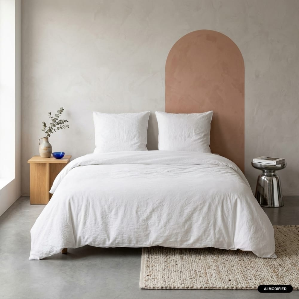 sweeek Bettwäsche-Set aus Mikrofaser weiß 260 x 240cm Mikrofaser Junge