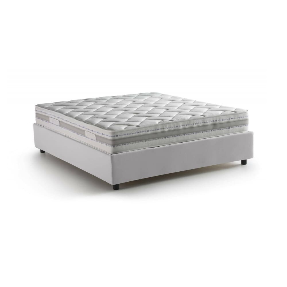 Letto alla francese bianco - Modello Contemporaneo - Bianco - Öko-Tex Zertifikat - LEGNO