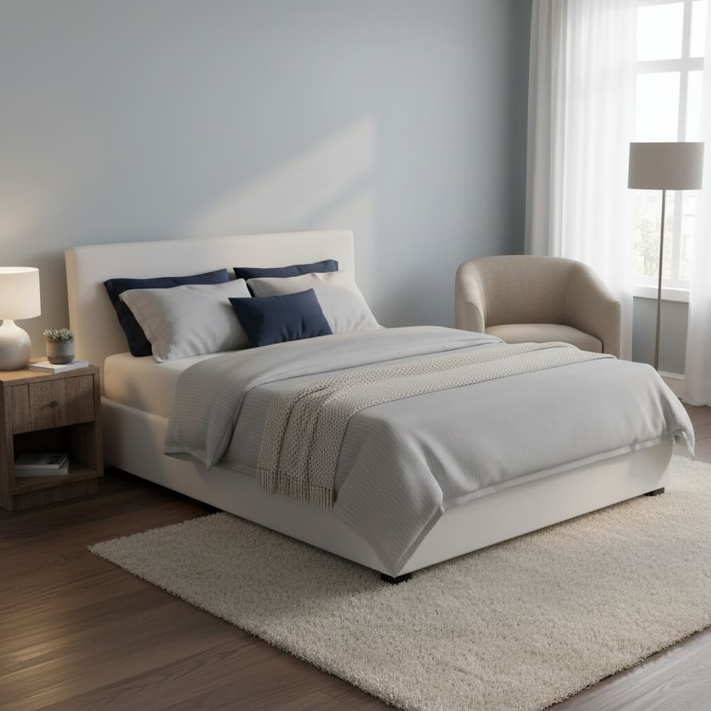 Letto alla francese bianco - Talamo Italia