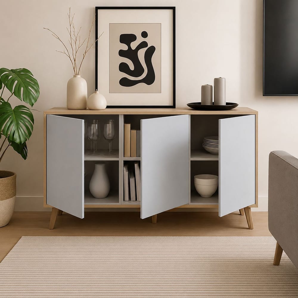 Credenza marrone rovere 41x154x75h cm - Dmora