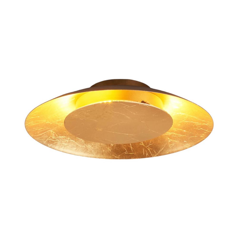 Lindby LED Deckenleuchte aus Metall, gold / messing style modern - Metall