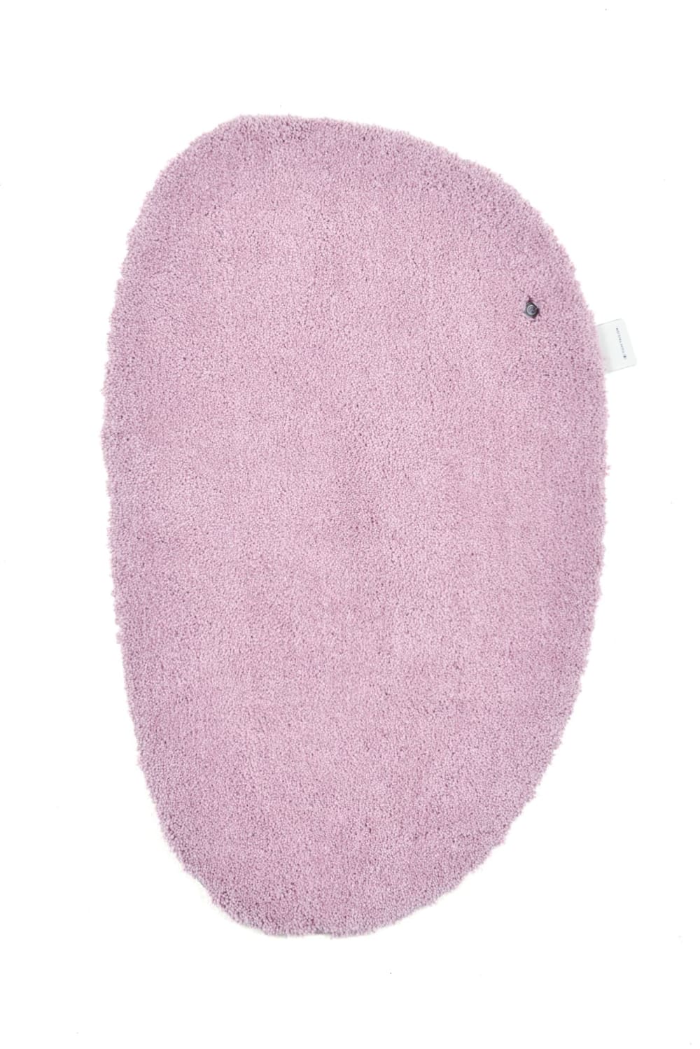 Alfombra de baño tejida a mano de poliéster - rosa 60x100 cm