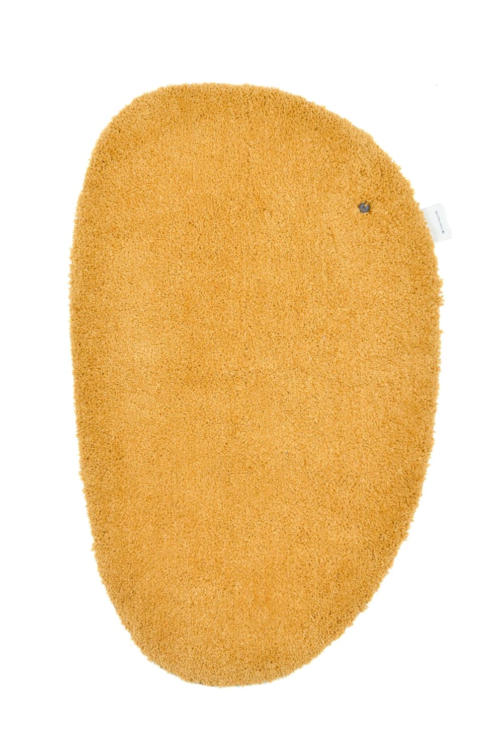 Alfombra de baño de poliéster tuftado a mano - oro 60x100 cm