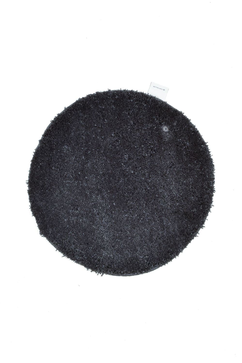 Tom Tailor Handgetufteter Badteppich aus Polyester - anthrazit 70x120 cm Schwarz Öko-Tex Zertifikat Pes - Polyester