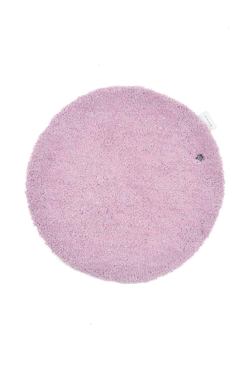 Alfombra de baño tejida a mano de poliéster - rosa 70x120 cm