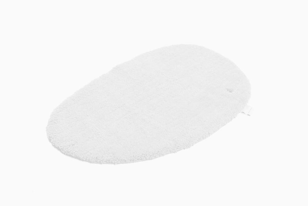 Tom Tailor Handgetufteter Badteppich aus Polyester - weiß 60x100 cm Öko-Tex Zertifikat - Pes - Polyester