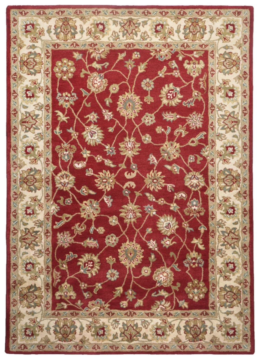 Tappeto classico floreale in 100% lana 60x90 cm - Modello Esotico - Lana