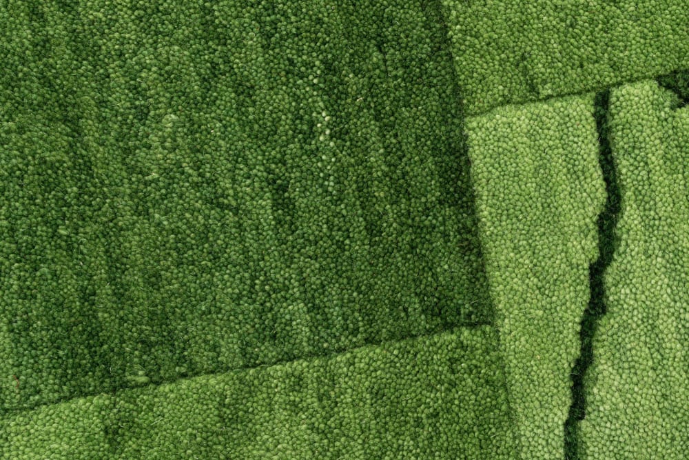 Alfombra tufted a mano de lana virgen - verde 140x200 cm - Maisons du Monde