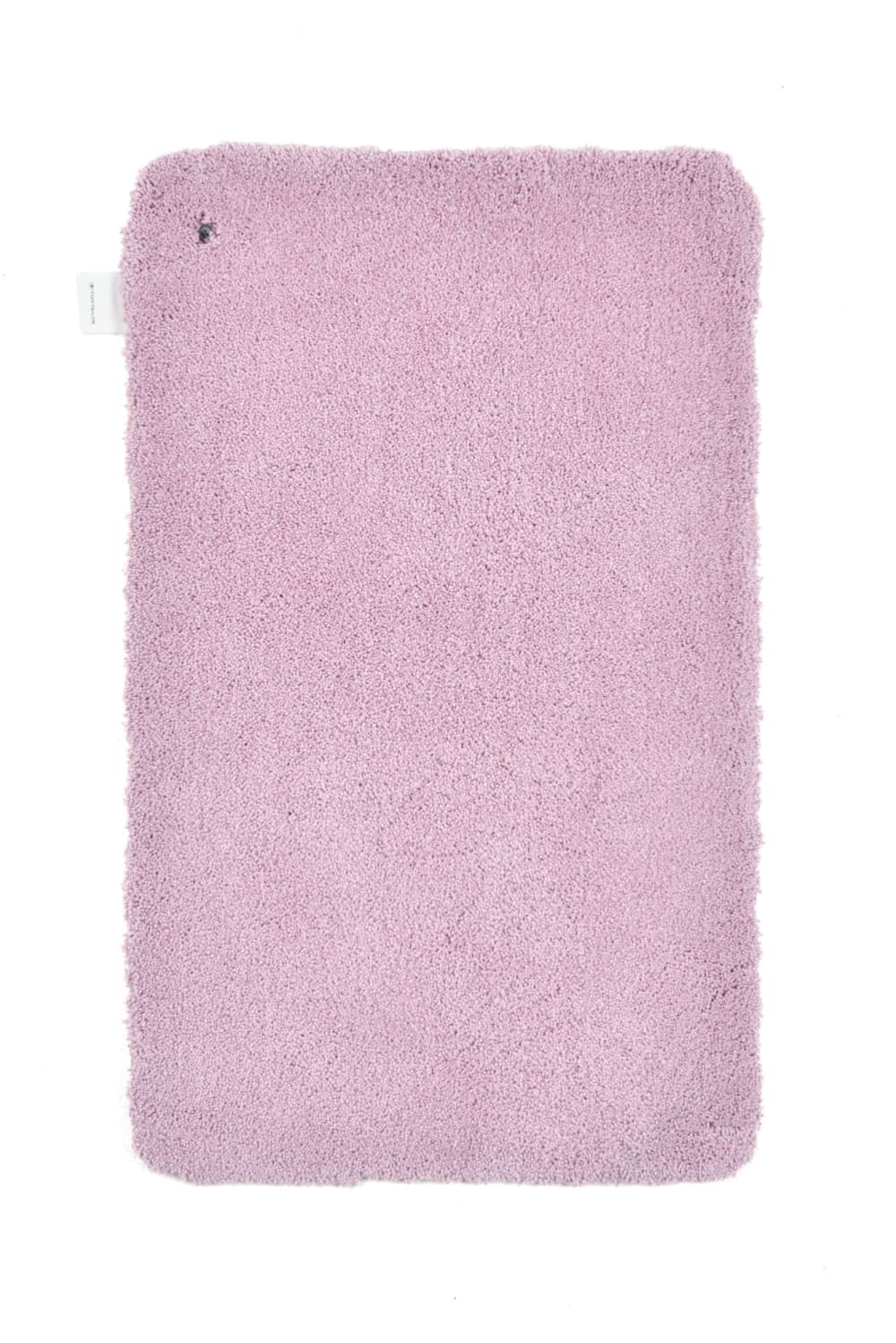 Alfombra de baño tejida a mano de poliéster - rosa 60x100 cm