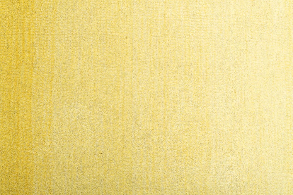 Tapis dégradé de couleur en laine jaune 60x90 cm — vue 4