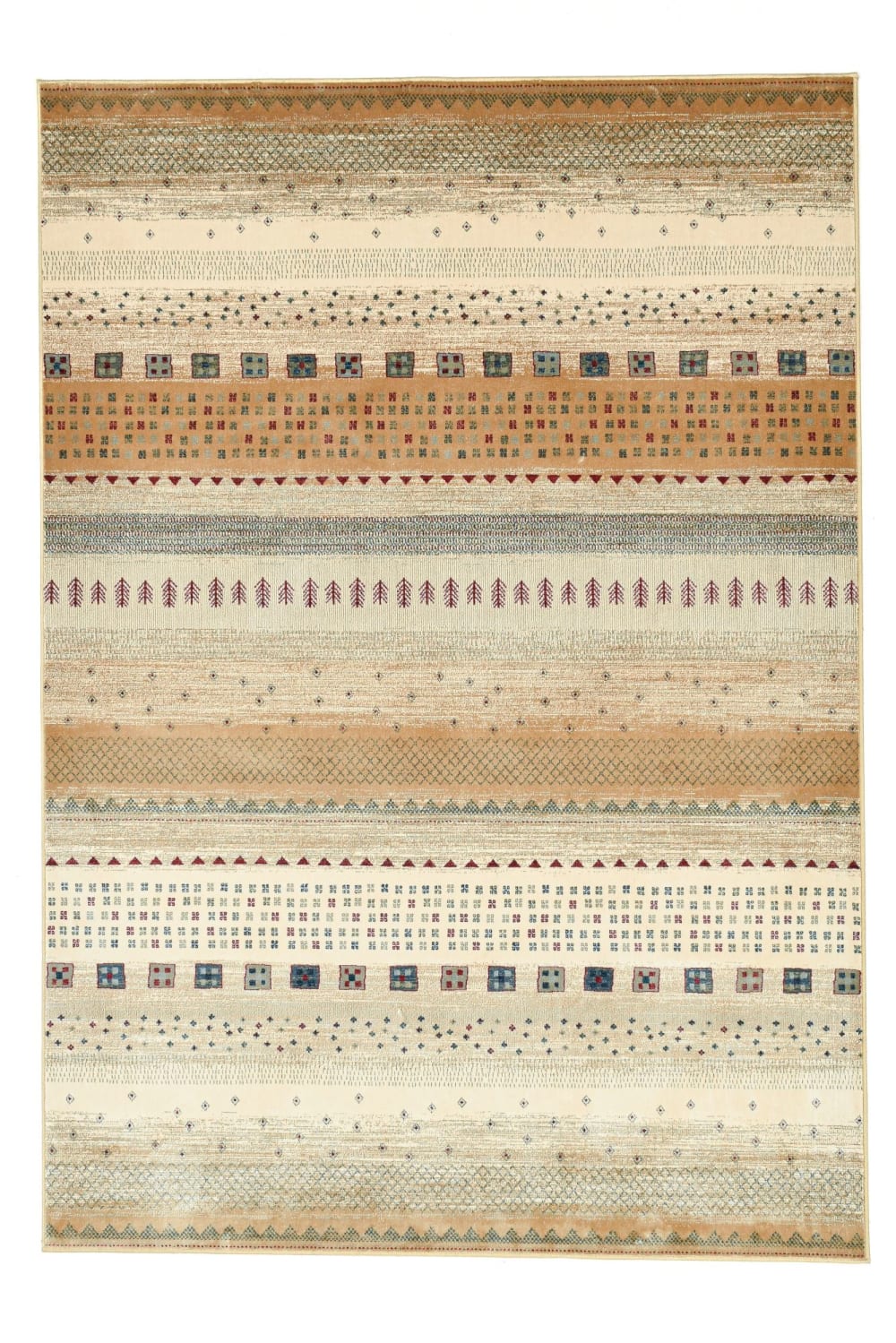 Gino Falcone Tapis tissé à la machine en viscose - beige 240x340 cm