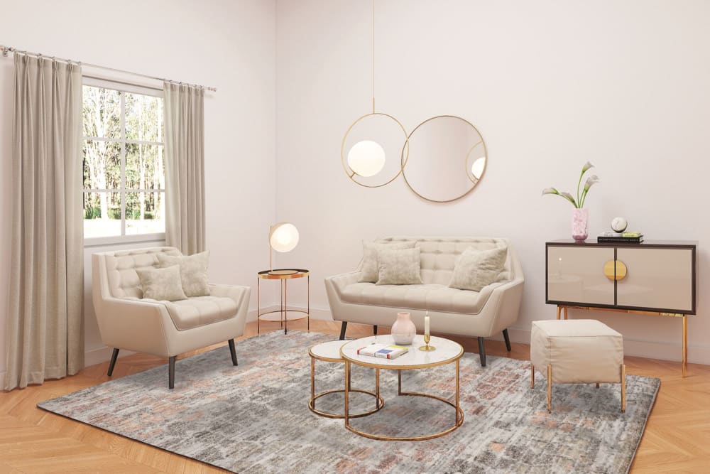 Alfombra de lujo de lana anudada a mano - Maisons du Monde