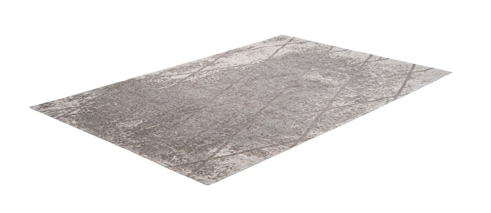 Tapis graphique et brillant tissé machine Argent 80x150 cm — vue 4