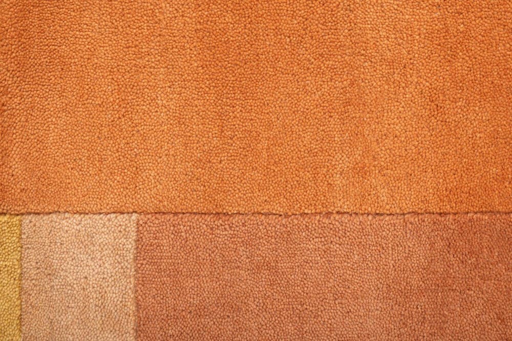 Tapis gabbeh floral en laine naturelle terracotta 60x90 cm — vue 4