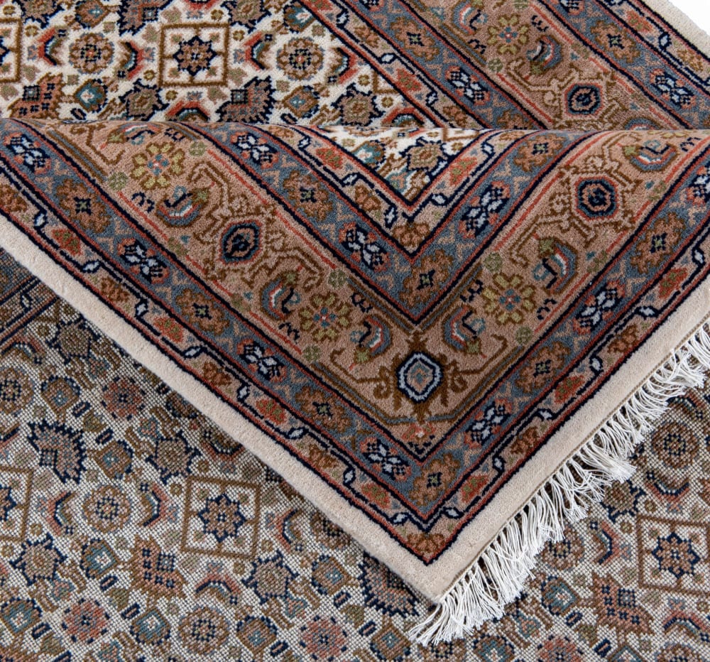 Tapis d'orient classique noué main en laine Crème 170x240 cm - Maisons du Monde