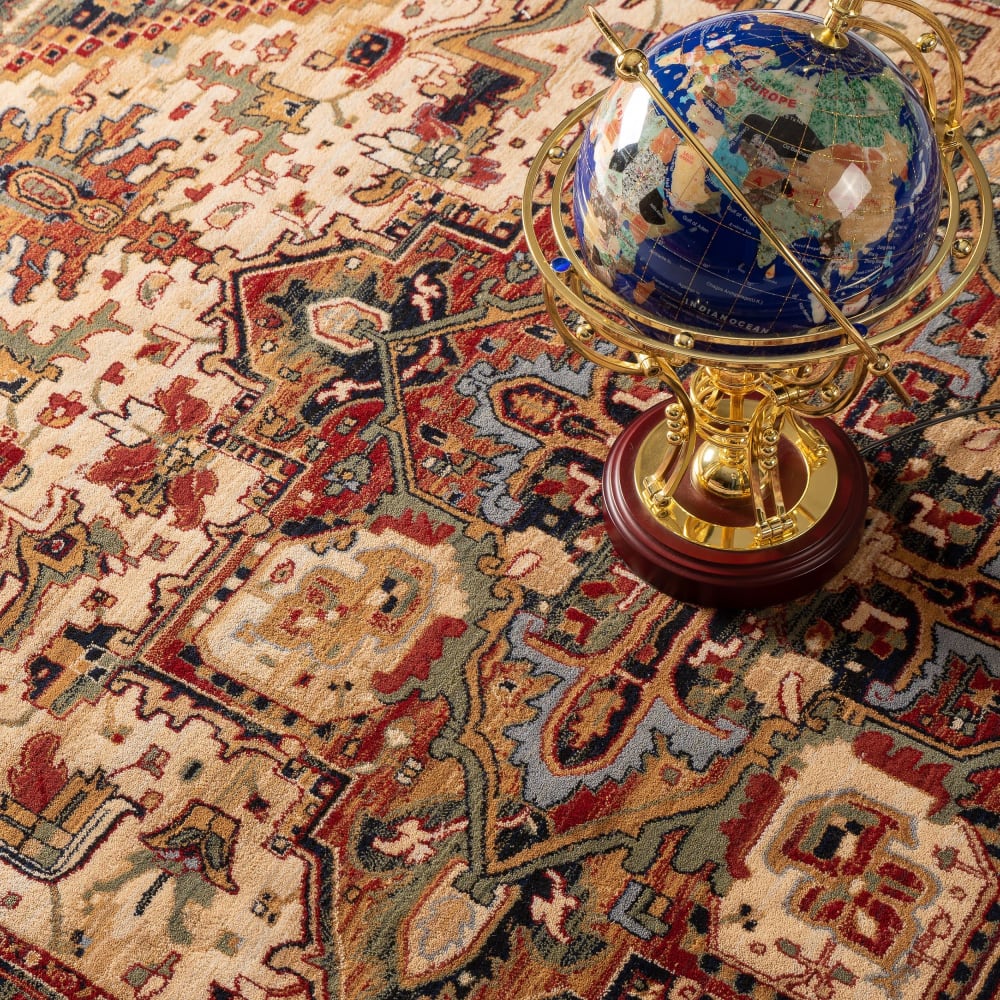 Alfombra oriental tejida - con flecos - Maisons du Monde