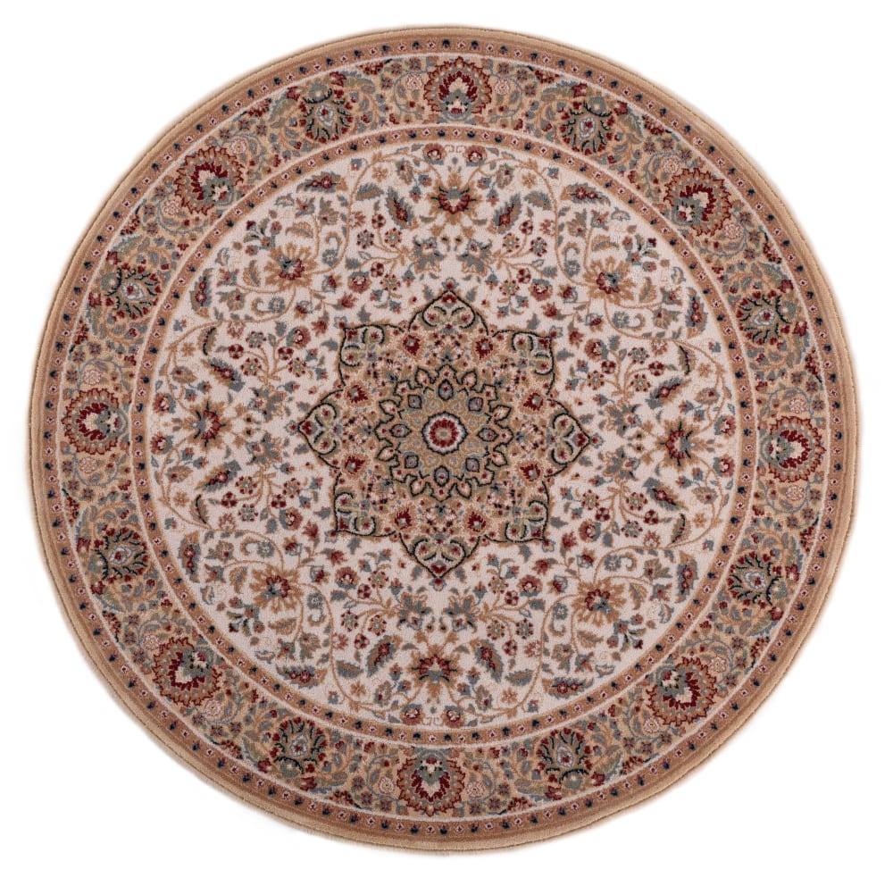 Tappeto orientale floreale tessuto a macchina in lana naturale - Modello Esotico - Öko-Tex Zertifikat - Lana