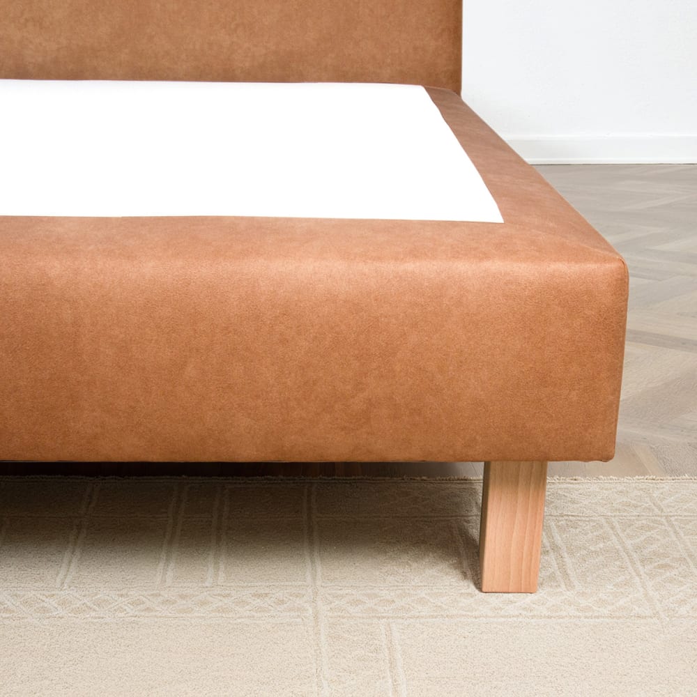 Pied de lit carré bois 20 cm naturel - Maisons du Monde