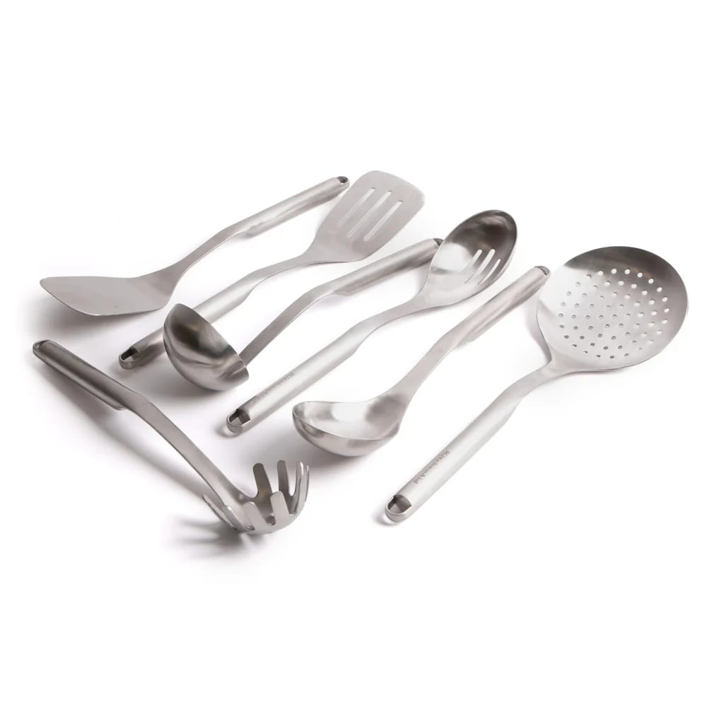 Set d'ustensiles de cuisine - acier inoxydable