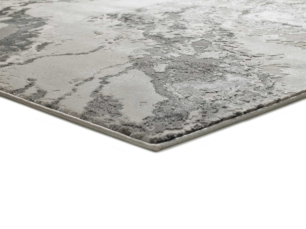 Tapis abstrait gris 80x150 cm — vue 4