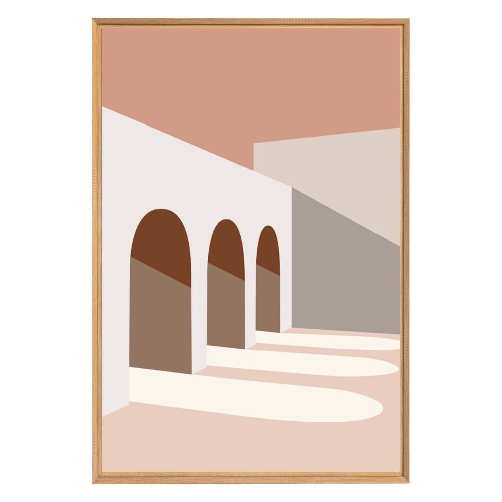 Tableau mural encadré architecture 65x97