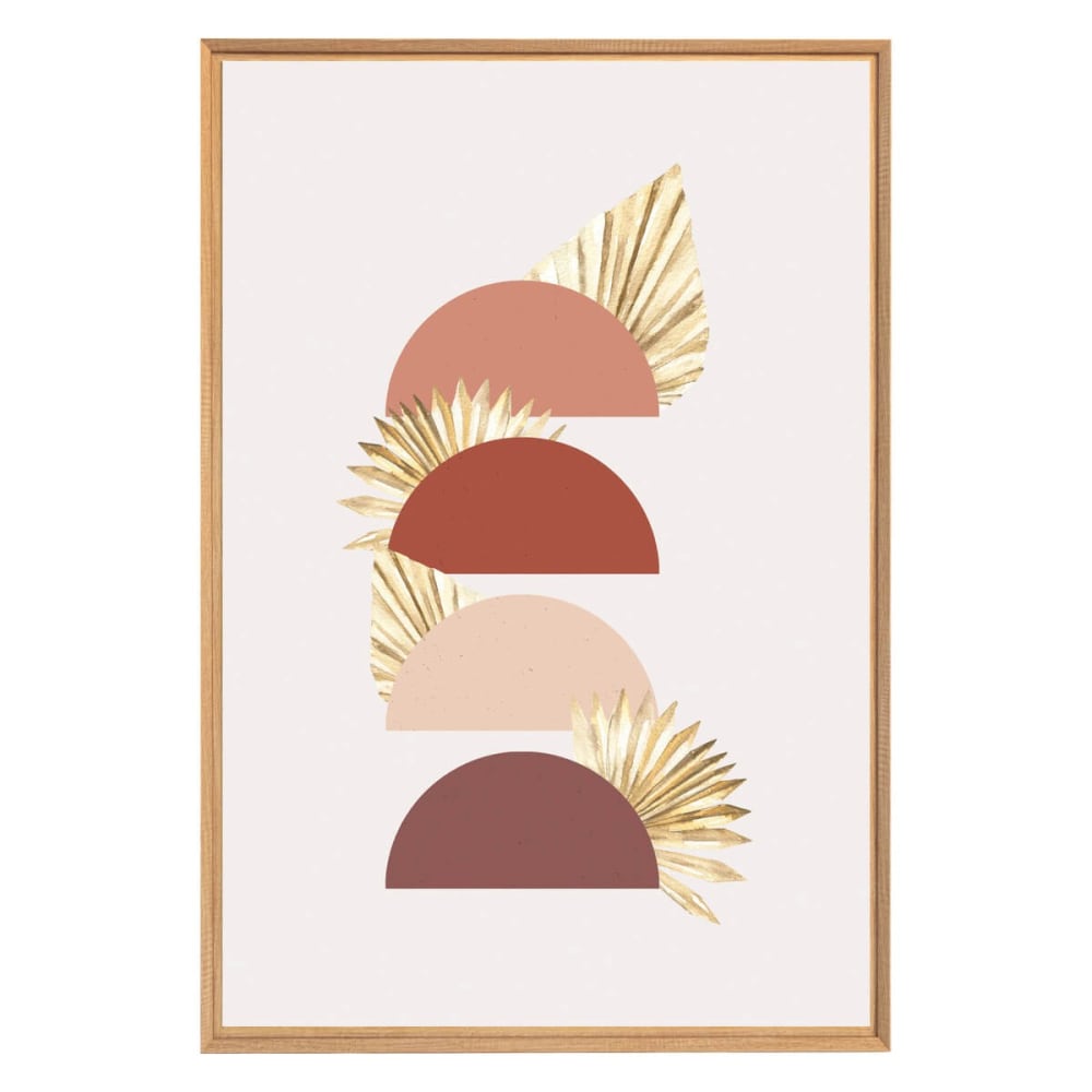 Tableau mural encadré illustration crépusculaire 65x97