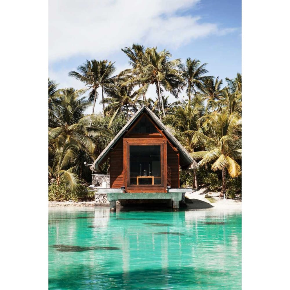 Tableau sur toile bord de l'eau 65x97