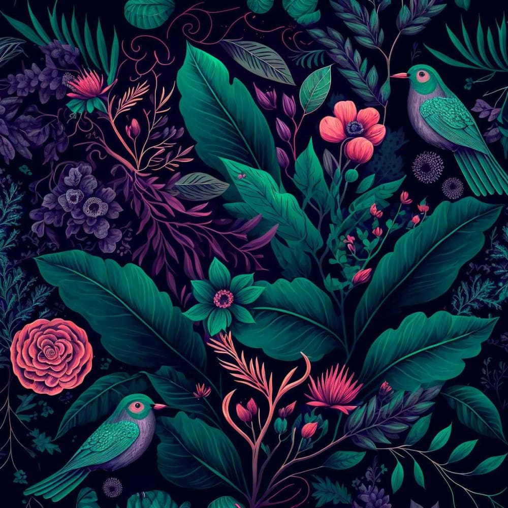 Tableau sur toile végétation 30x30