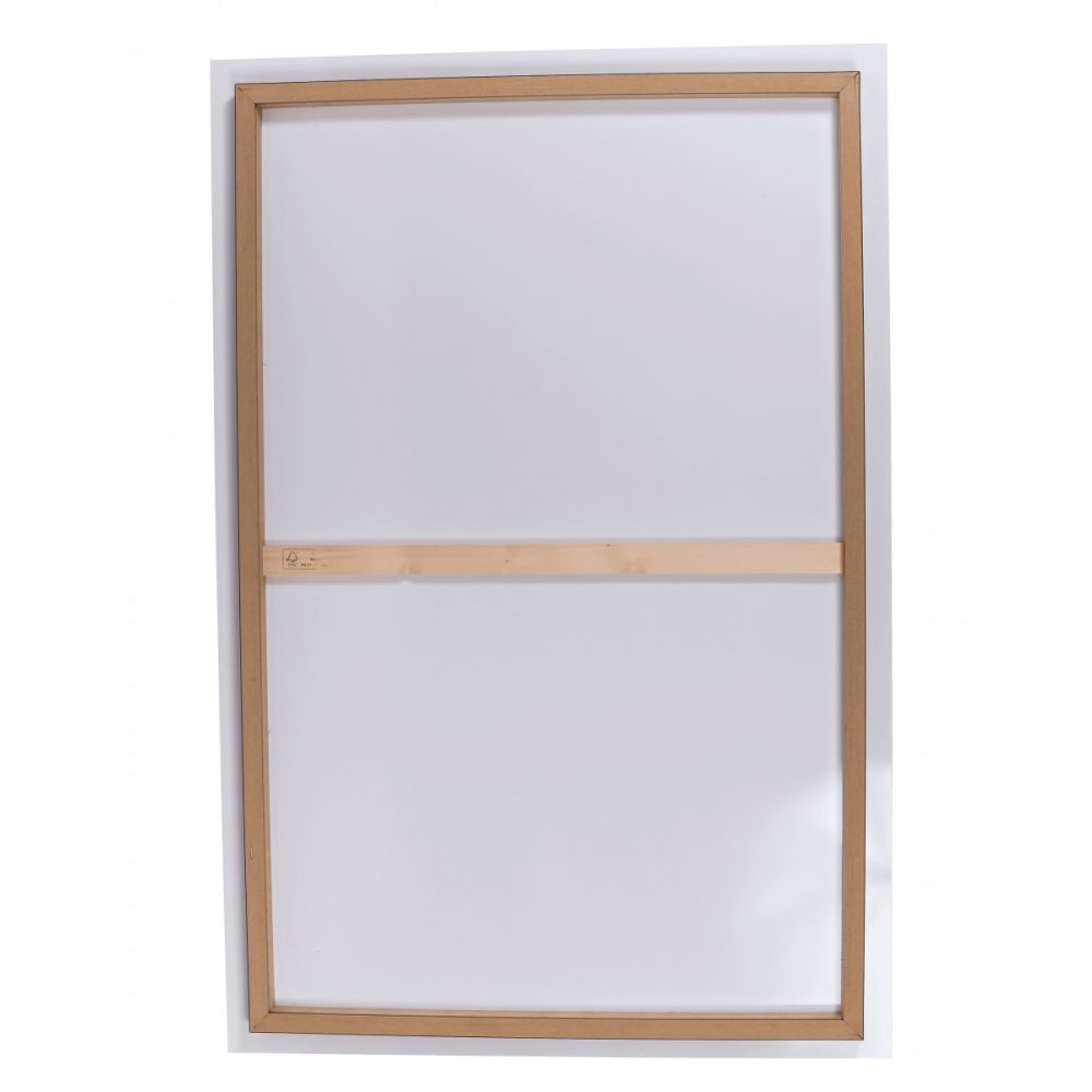 Tableau sur verre synthétique plage rocheuse 65x97