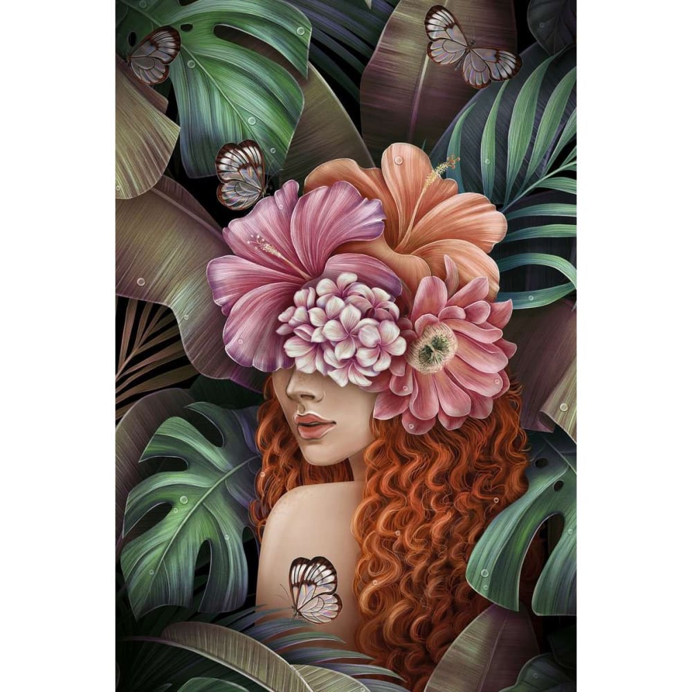 Tableau sur toile femme nature 45x65