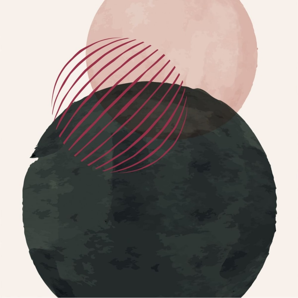 Tableau sur toile zoom rond 45x45