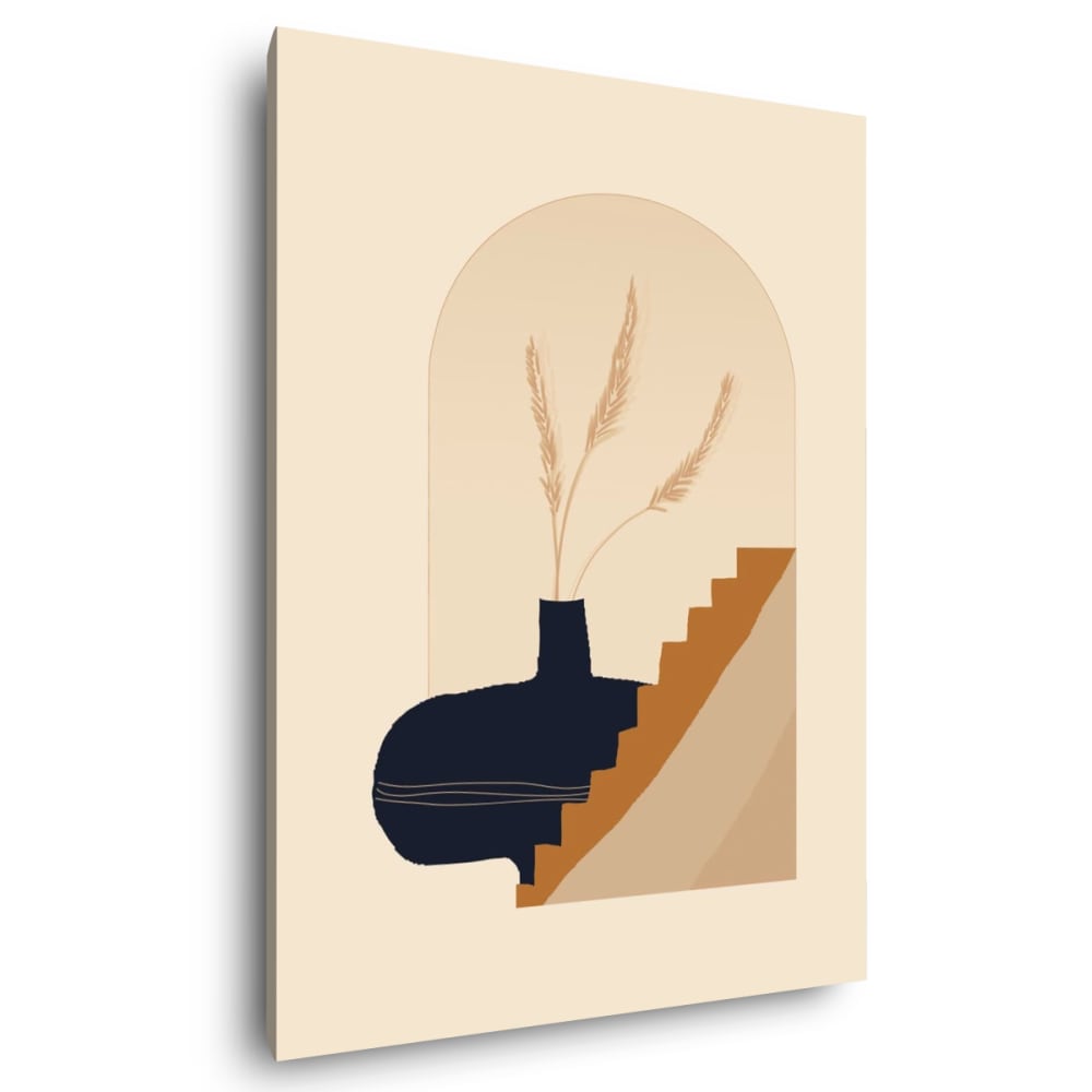 Tableau sur toile vase 100x140