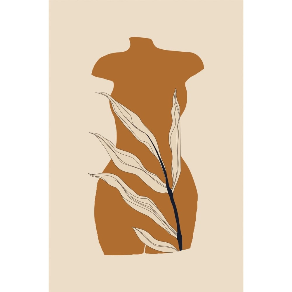 Tableau sur toile corps abstrait 45x65