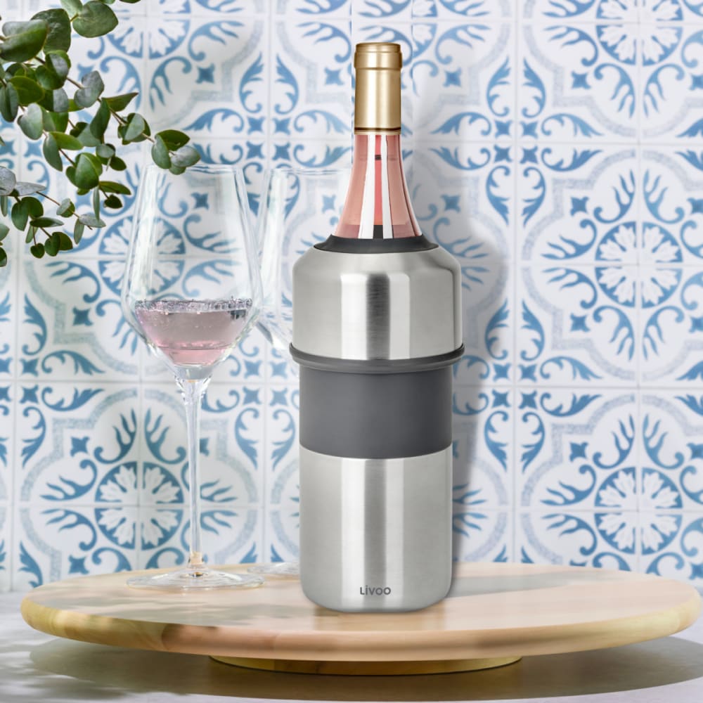 Rafraichisseur à bouteilles gris - Maisons du Monde