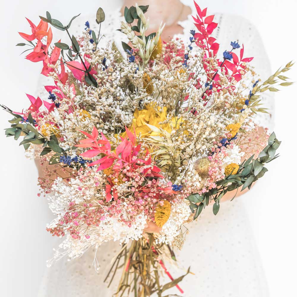Bouquet de fleurs séchées