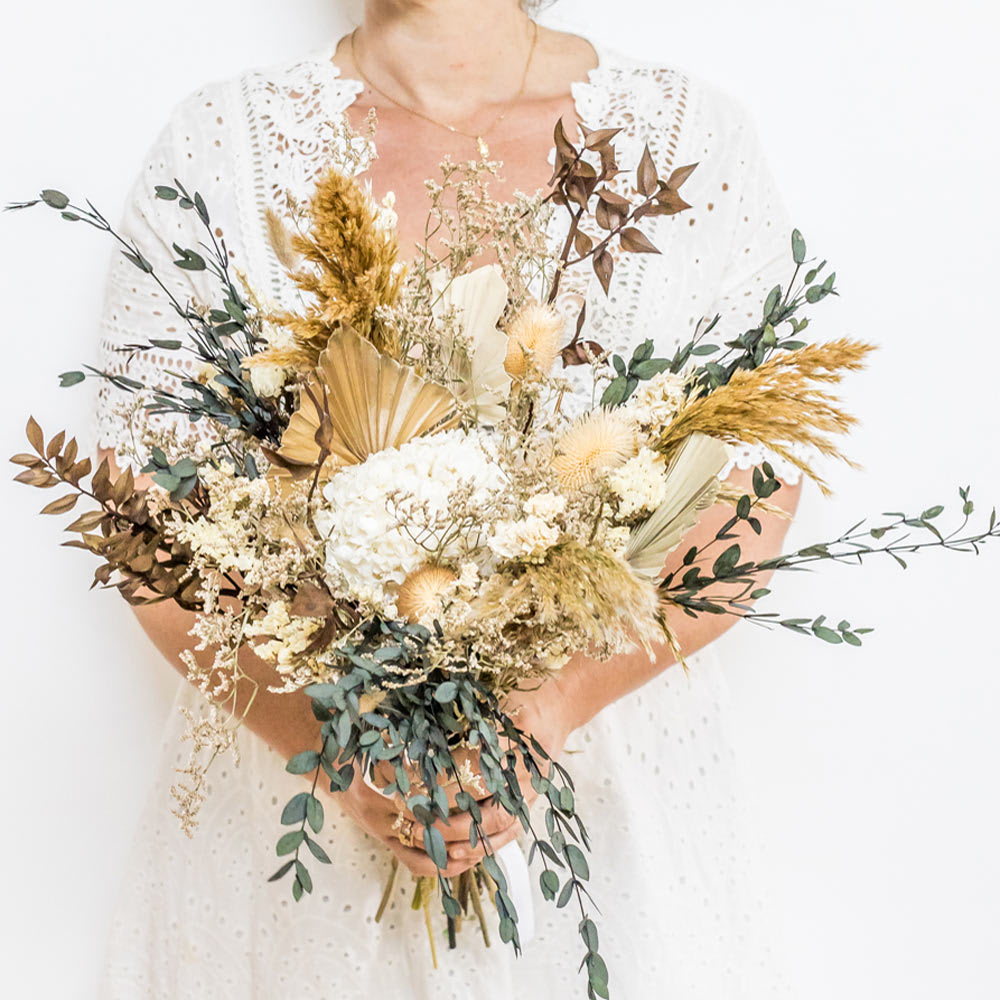 Bouquet de fleurs séchées
