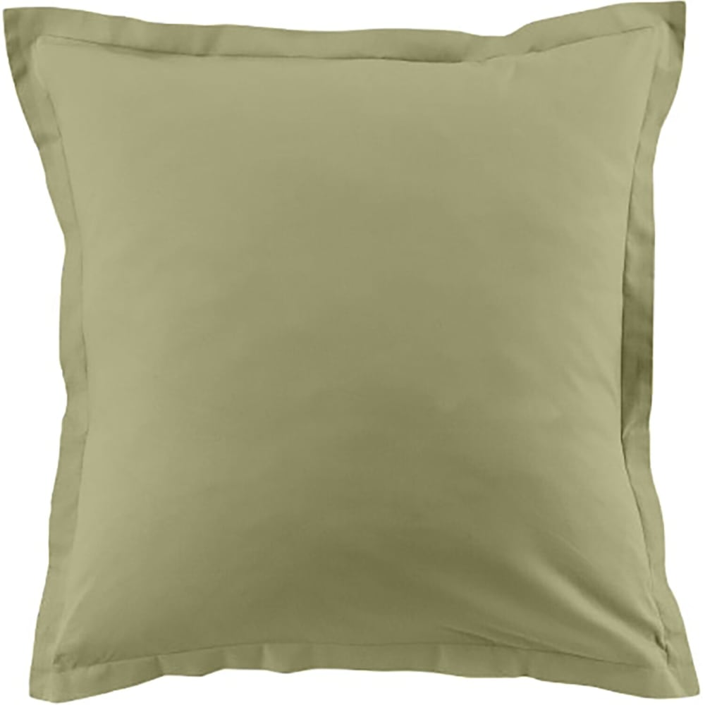 Taie d'oreiller coton verveine 63x63 cm