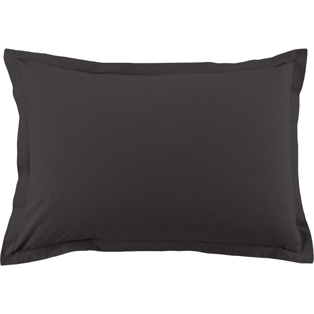 Taie d'oreiller coton gris fonce 50x70 cm
