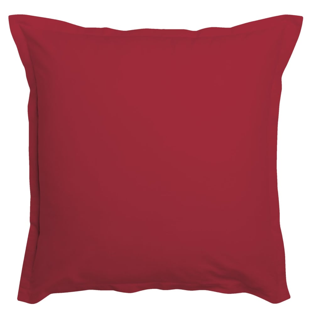 Taie d'oreiller coton cerise 63x63 cm