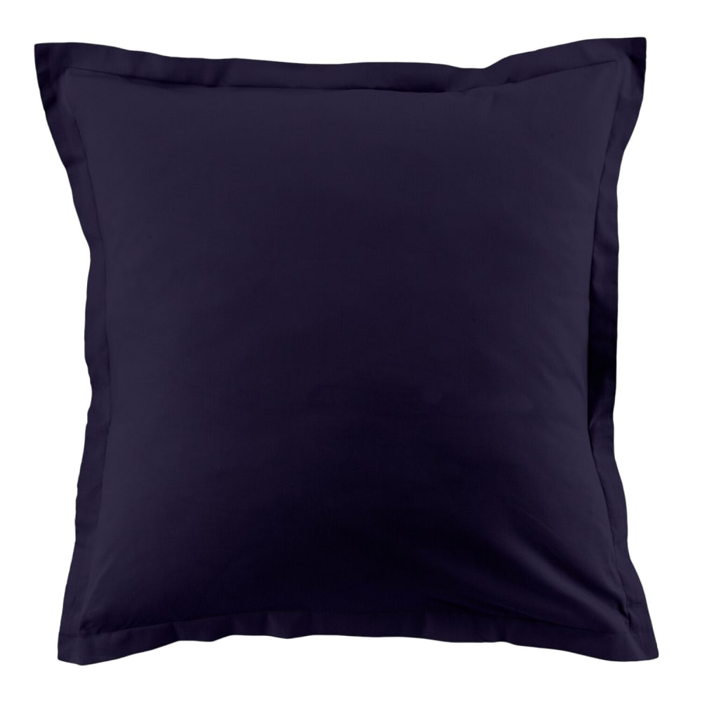 Taie d'oreiller coton bleu impérial 63x63 cm