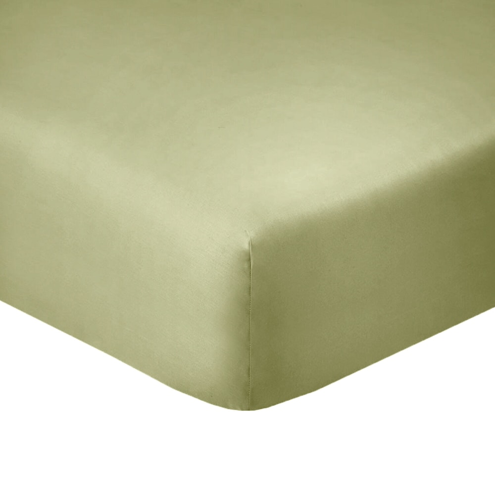 Drap housse coton verveine 160x200 cm Drap housse coton verveine 160x200 cm