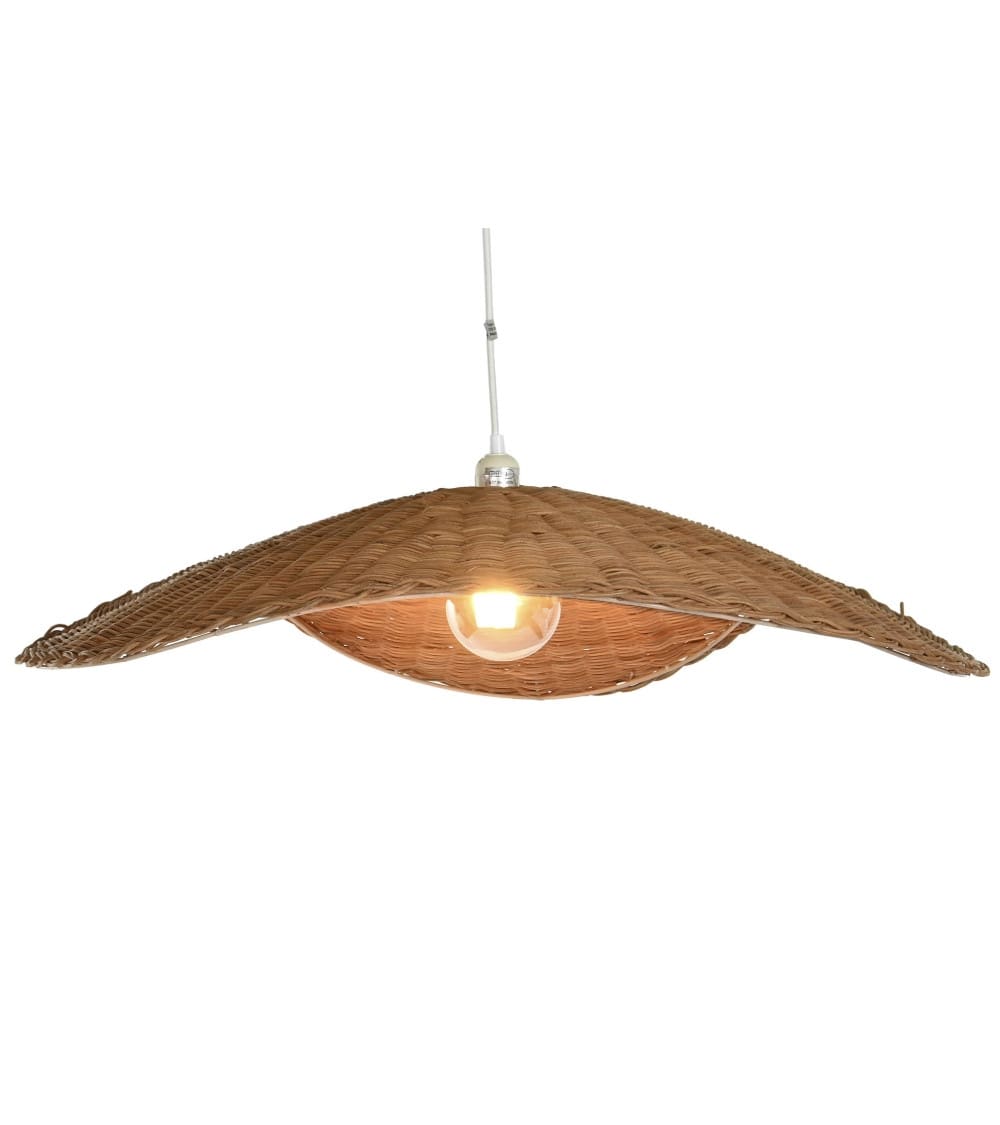 lampara de techo balinesa de ratan natural 79 cm diametro
