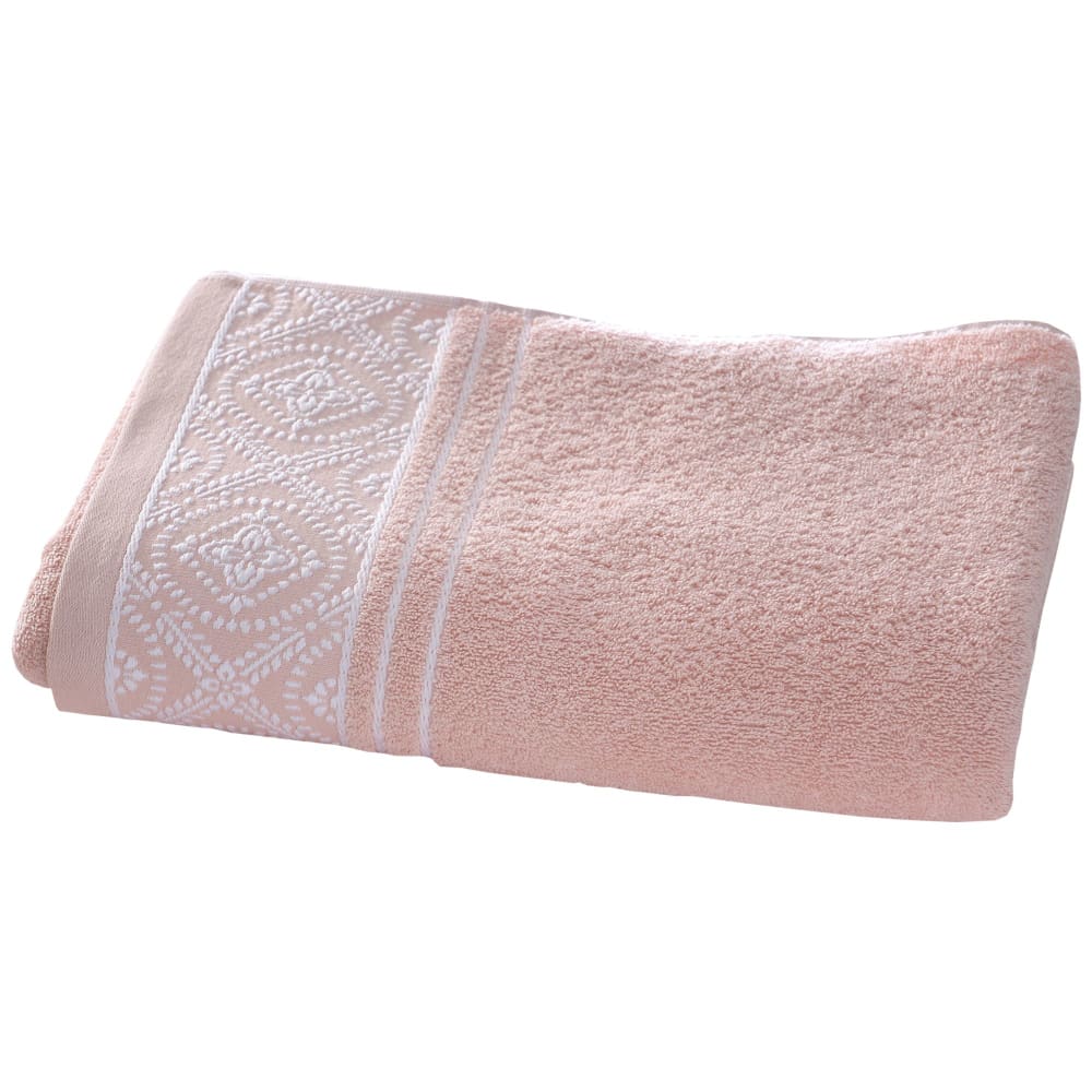 Drap de bain en coton 450 g/m² rose 70x140cm
