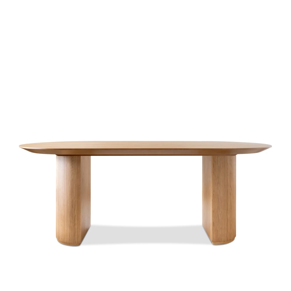 8-Sitzer Esstisch aus hellem Holz - Maisons Du Monde
